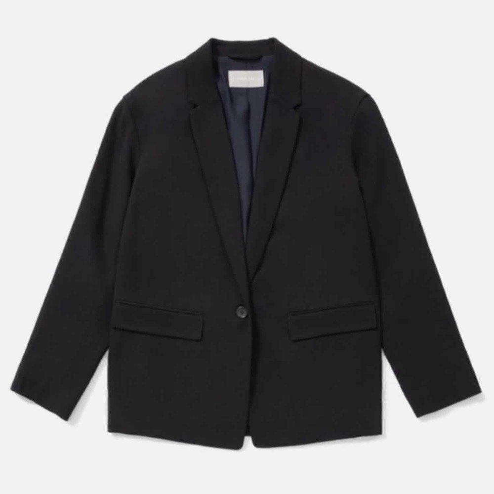 Everlane The Easy Blazer Size 6 Black